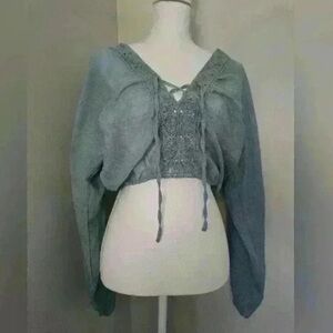 Forever21 Bohemian Crop Top